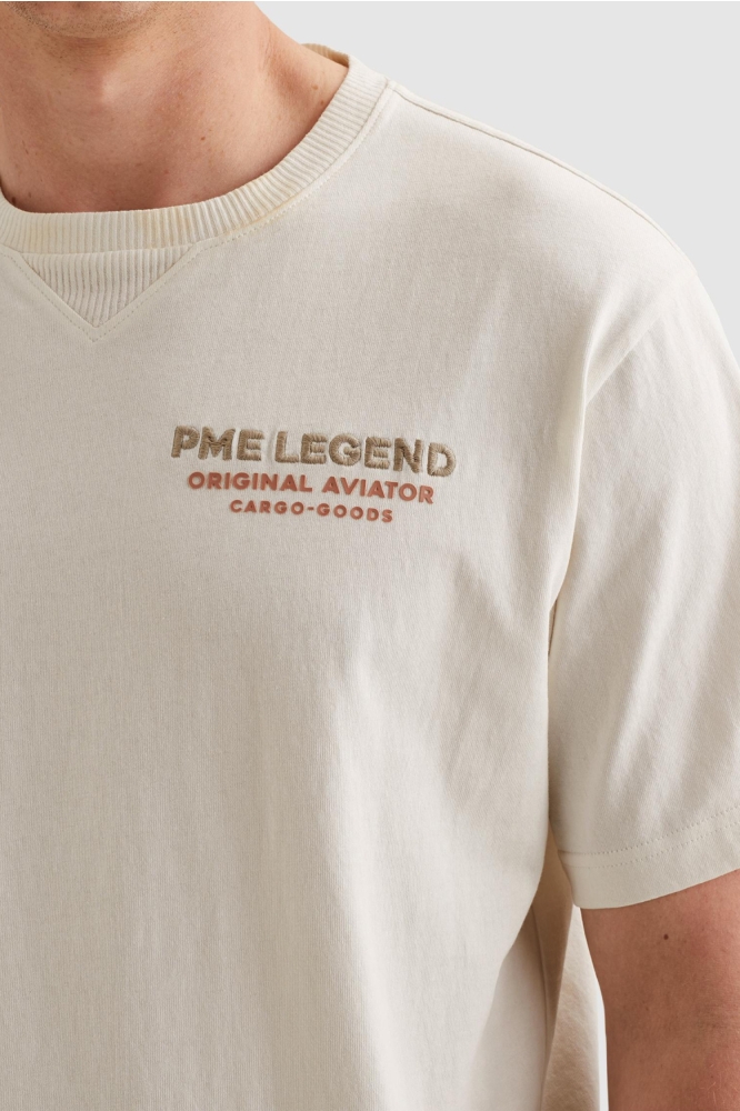 PME legend witte heren t-shirt | Kleurstaal