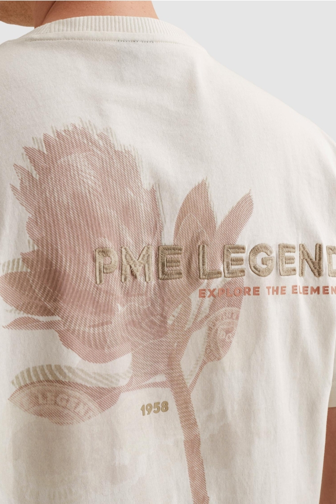 PME legend witte heren t-shirt | Close up