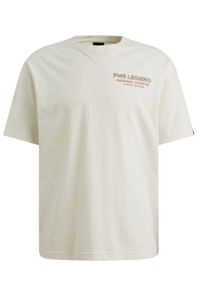PME legend witte heren t-shirt | Vooraanzicht