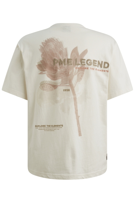 PME legend witte heren t-shirt | Achteraanzicht