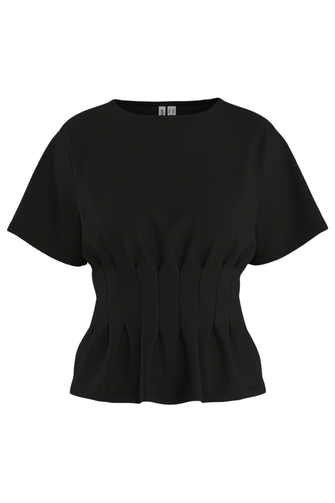 Hypedrop zwarte dames t-shirt | Vooraanzicht