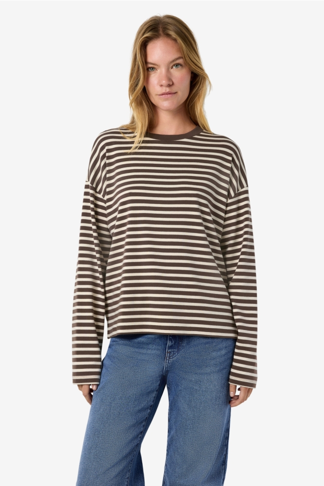 Noisy may bruine dames t-shirt | Model vooraanzicht