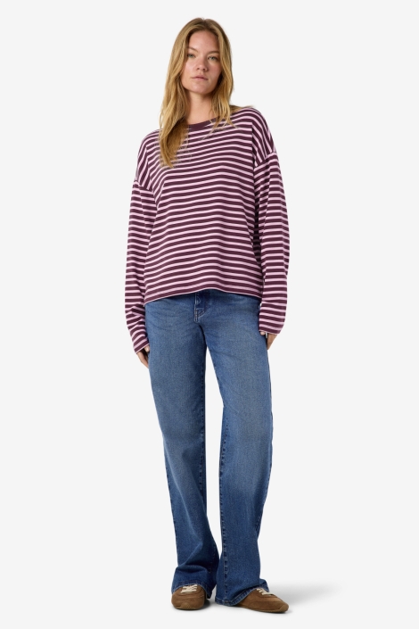 Noisy may bordeaux dames t-shirt | Model