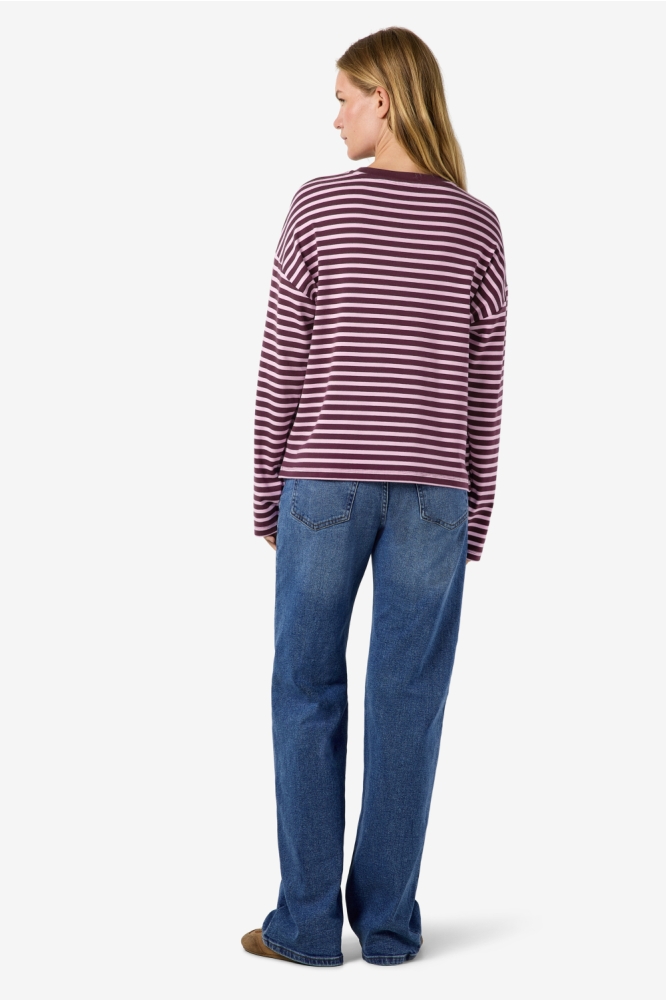 Noisy may bordeaux dames t-shirt | Model
