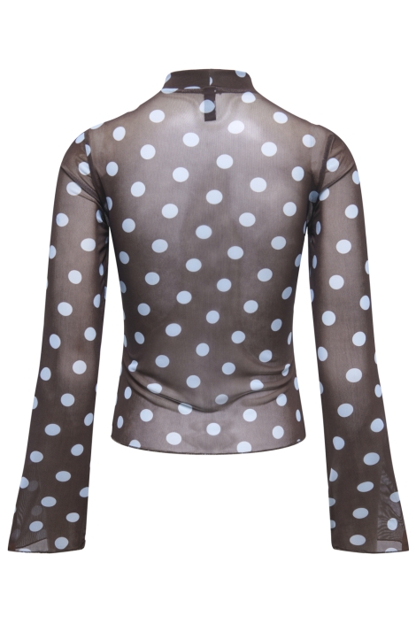 Only bruine dames top | Achteraanzicht