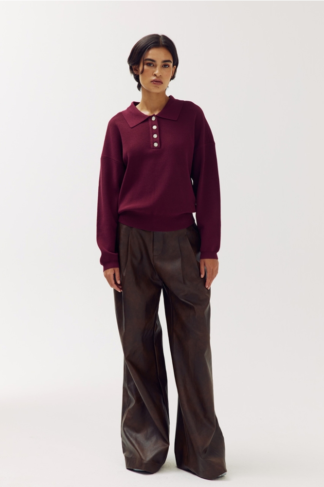 Harper & Yve rode dames trui | Model