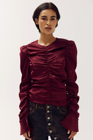 Harper & Yve T-shirt DONNA LS DW6P608 338 red port
