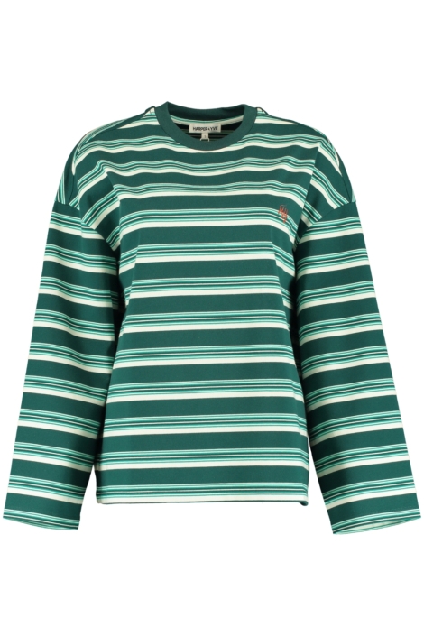 Harper & Yve groene dames t-shirt | Vooraanzicht