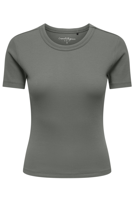 Only groene dames t-shirt | Vooraanzicht