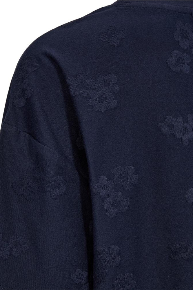 Freequent blauwe dames t-shirt | Close up