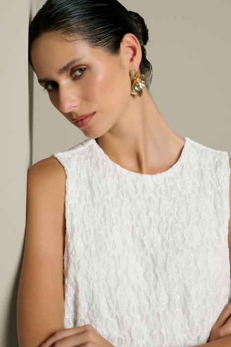 LolaLiza witte dames top | Close up