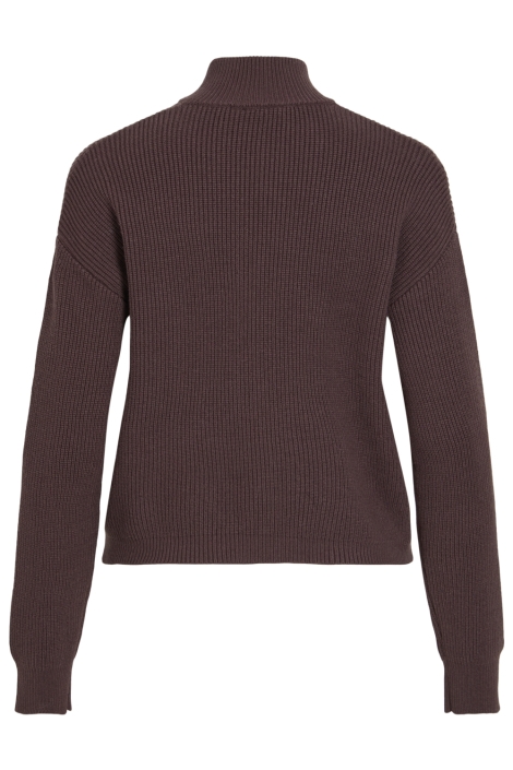 Vila bruine dames vest | Achteraanzicht
