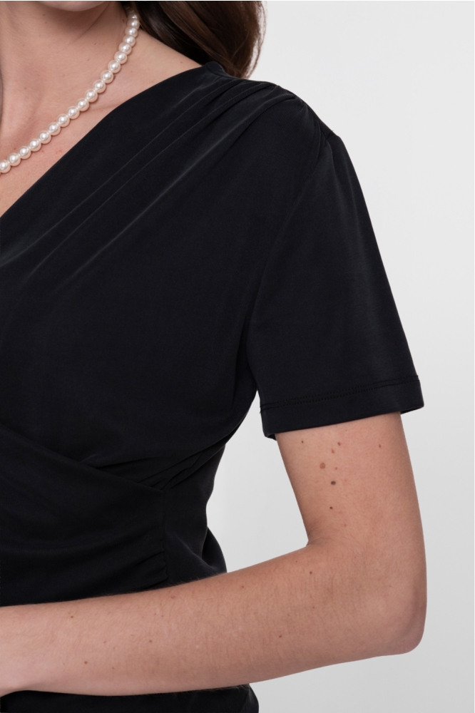 Geisha zwarte dames t-shirt | Kleurstaal