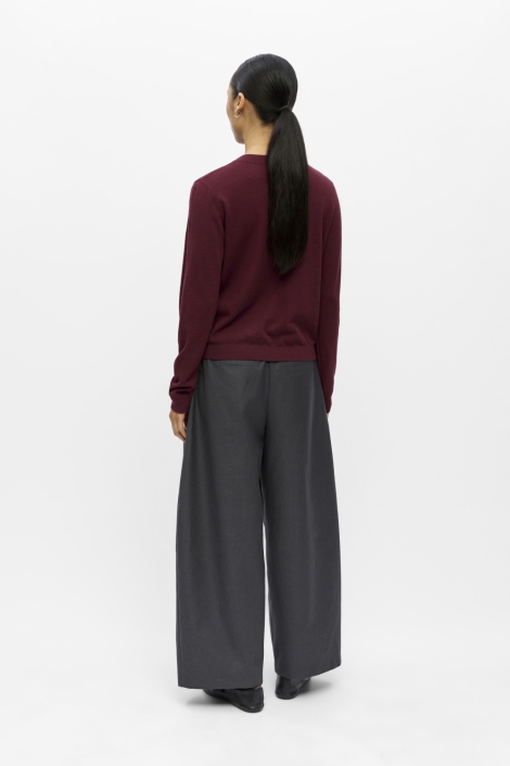 Object bordeaux dames vest | Model