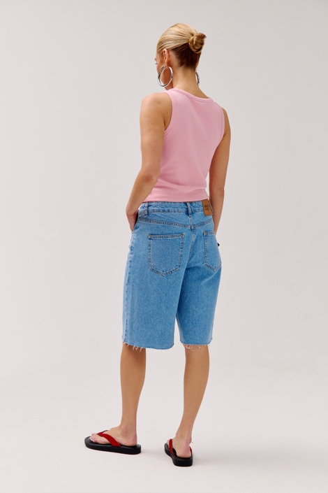 Harper & Yve roze dames top | Model