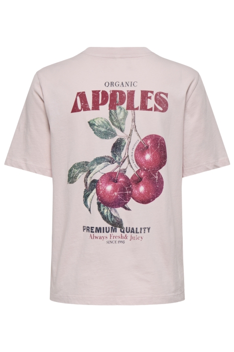 Only roze dames t-shirt | Achteraanzicht