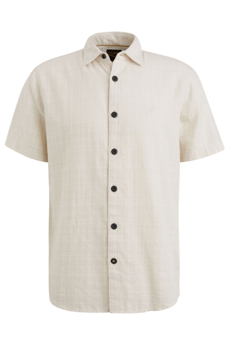 PME legend beige heren overhemd | Vooraanzicht