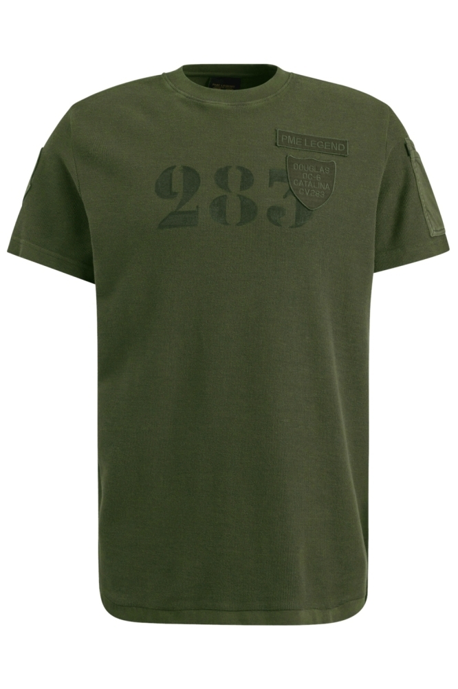 PME legend groene heren t-shirt | Vooraanzicht