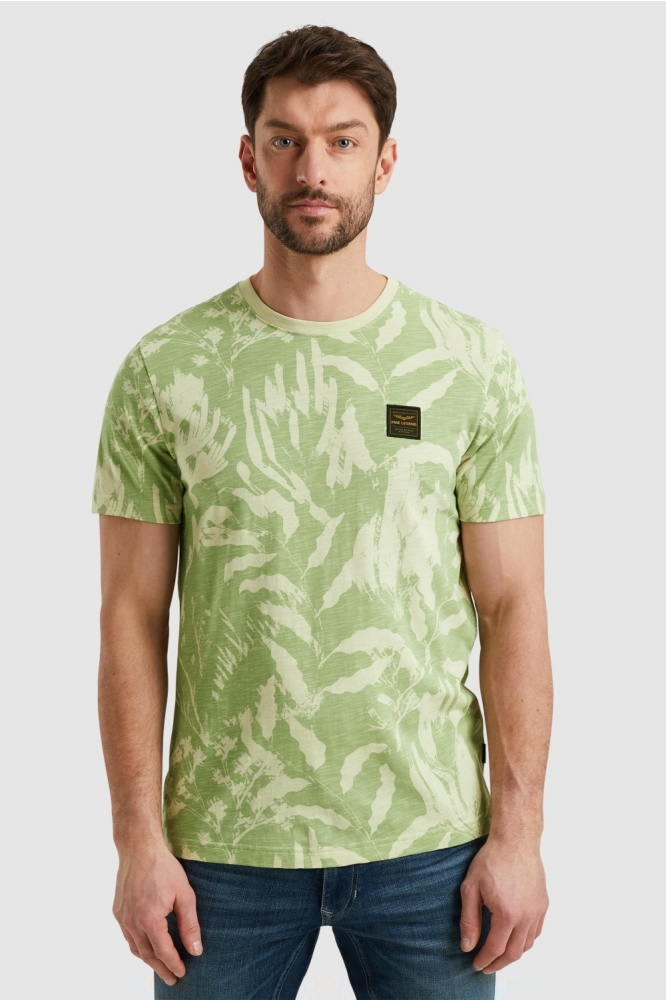 PME legend groene heren t-shirt | Model vooraanzicht