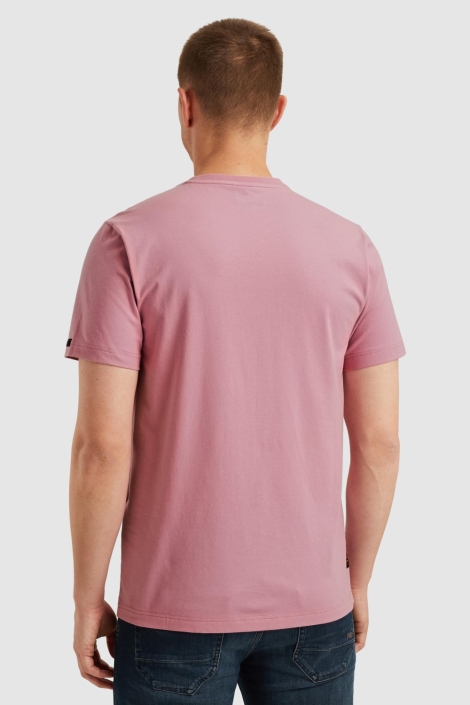 PME legend roze heren t-shirt | Model achteraanzicht