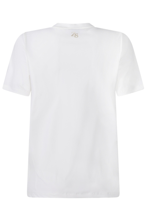 Zoso witte dames t-shirt | Achteraanzicht