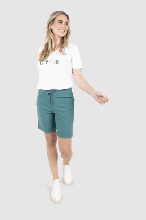 Zoso witte dames t-shirt | Model