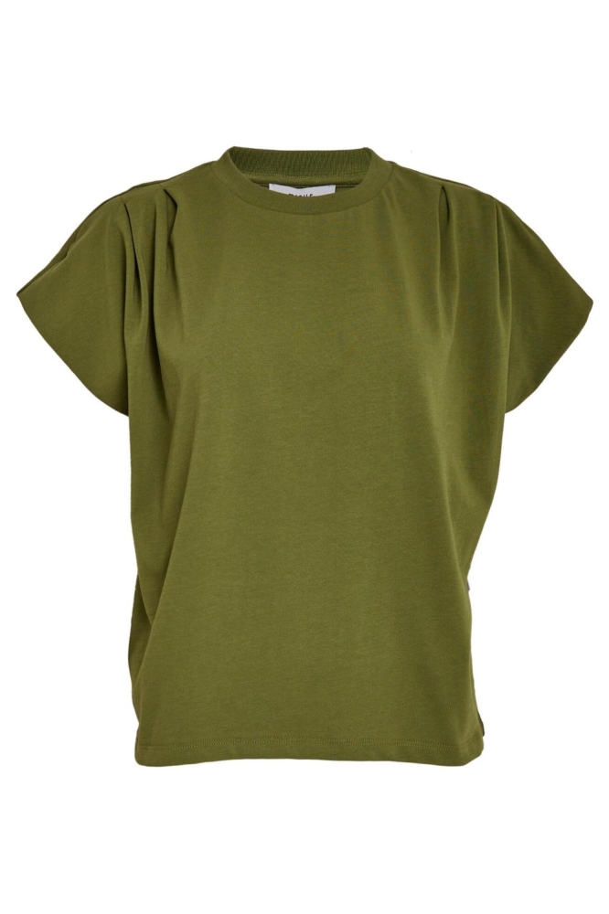 Minus groene dames t-shirt | Vooraanzicht