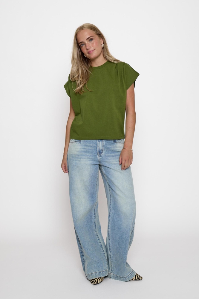 Minus groene dames t-shirt | Model