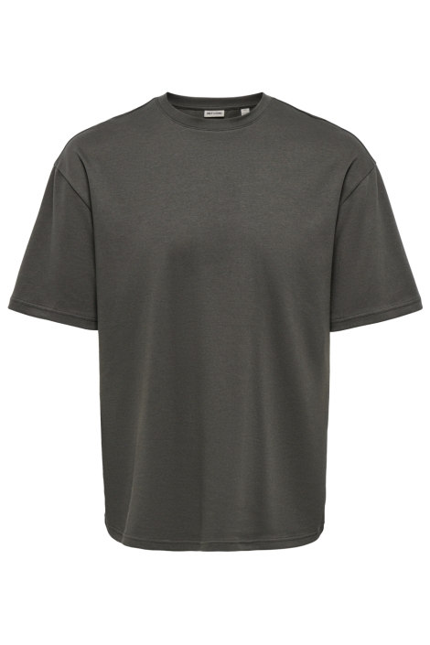Only & Sons groene heren t-shirt | Vooraanzicht
