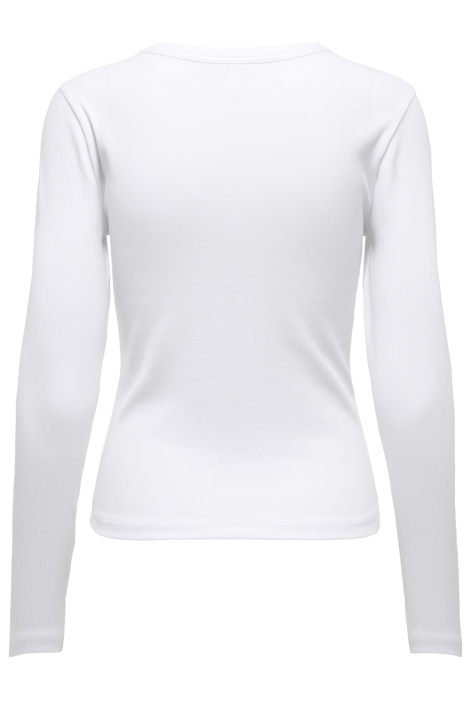 Only witte dames t-shirt | Achteraanzicht