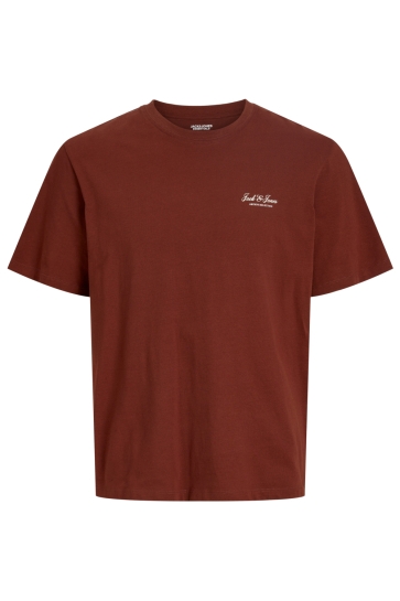Jack & Jones jjearchive graphic tee ss o-neck no Bordeaux