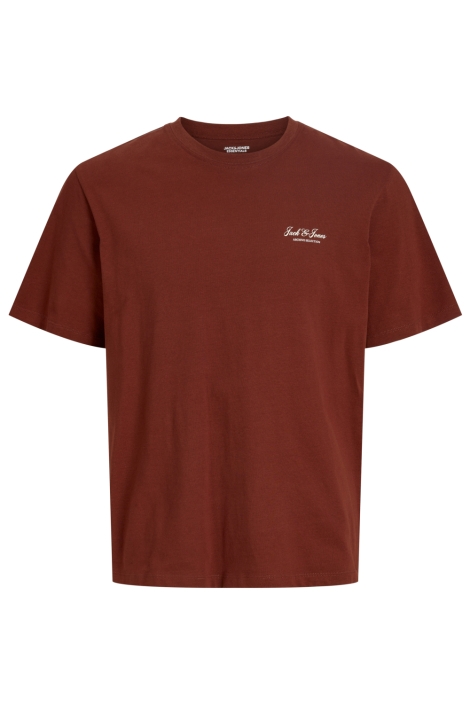 Jack & Jones bordeaux heren t-shirt | Vooraanzicht