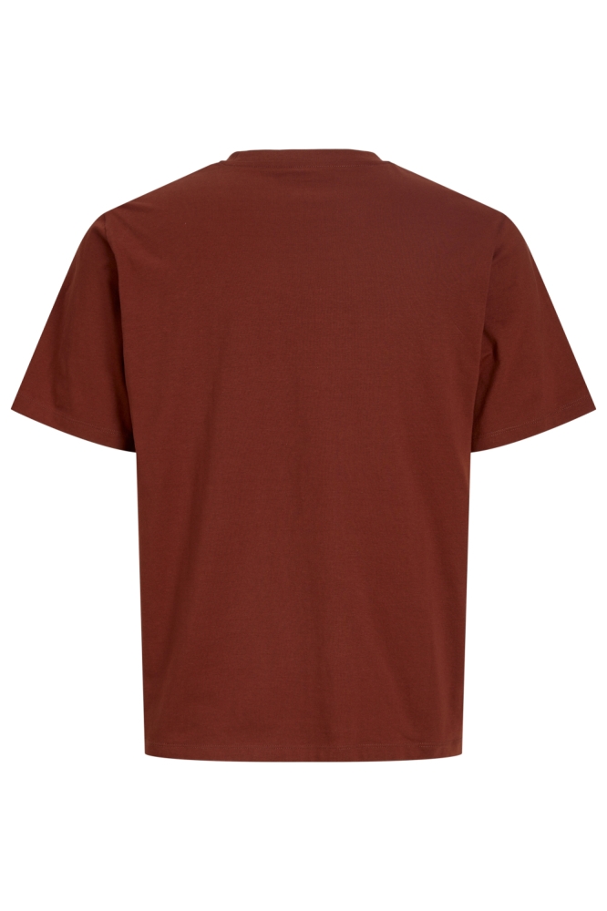 Jack & Jones bordeaux heren t-shirt | Achteraanzicht