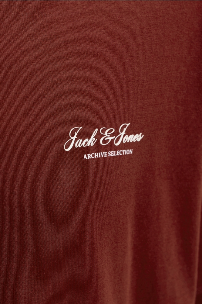 Jack & Jones bordeaux heren t-shirt |