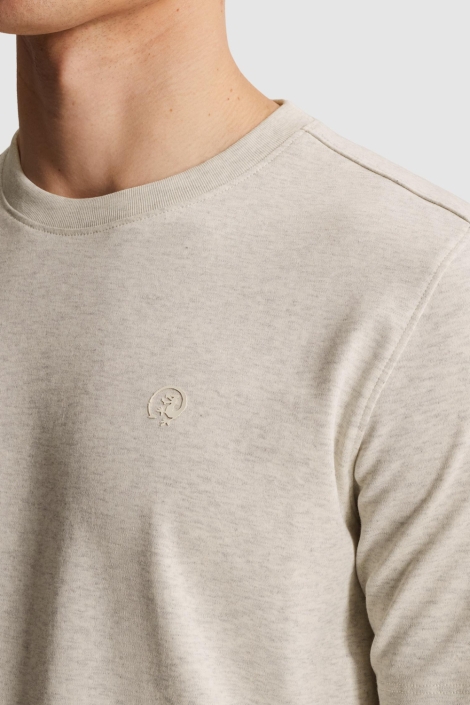 Cast Iron grijze heren t-shirt | Close up