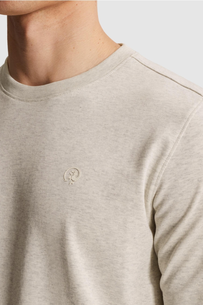 Cast Iron grijze heren t-shirt | Close up