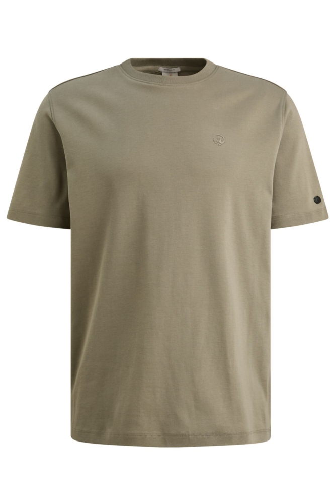 Cast Iron groene heren t-shirt | Vooraanzicht