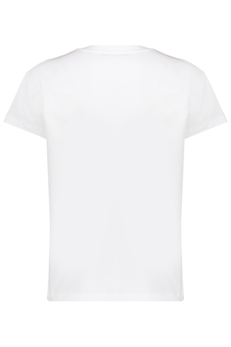 Geisha witte dames t-shirt | Achteraanzicht