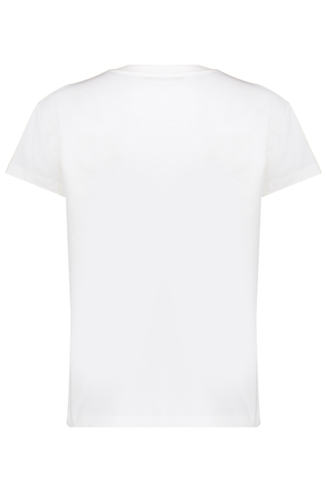 Geisha witte dames t-shirt | Achteraanzicht