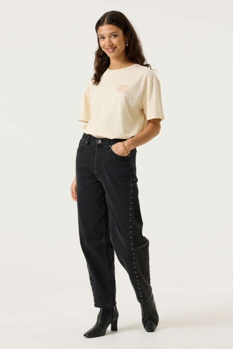 Garcia beige dames t-shirt | Model