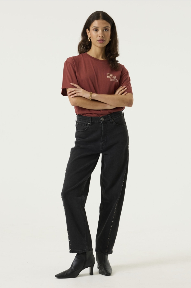 Garcia rode dames t-shirt | Model