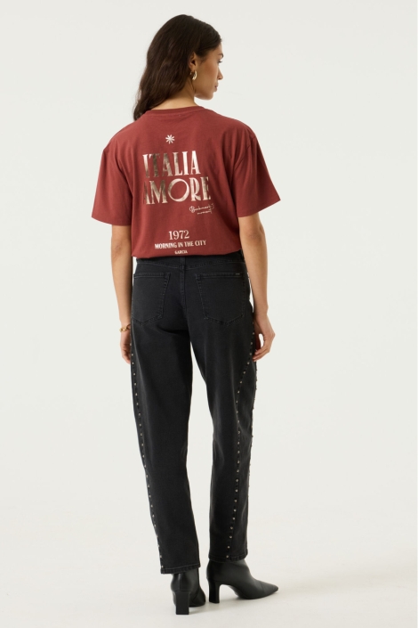 Garcia rode dames t-shirt | Model