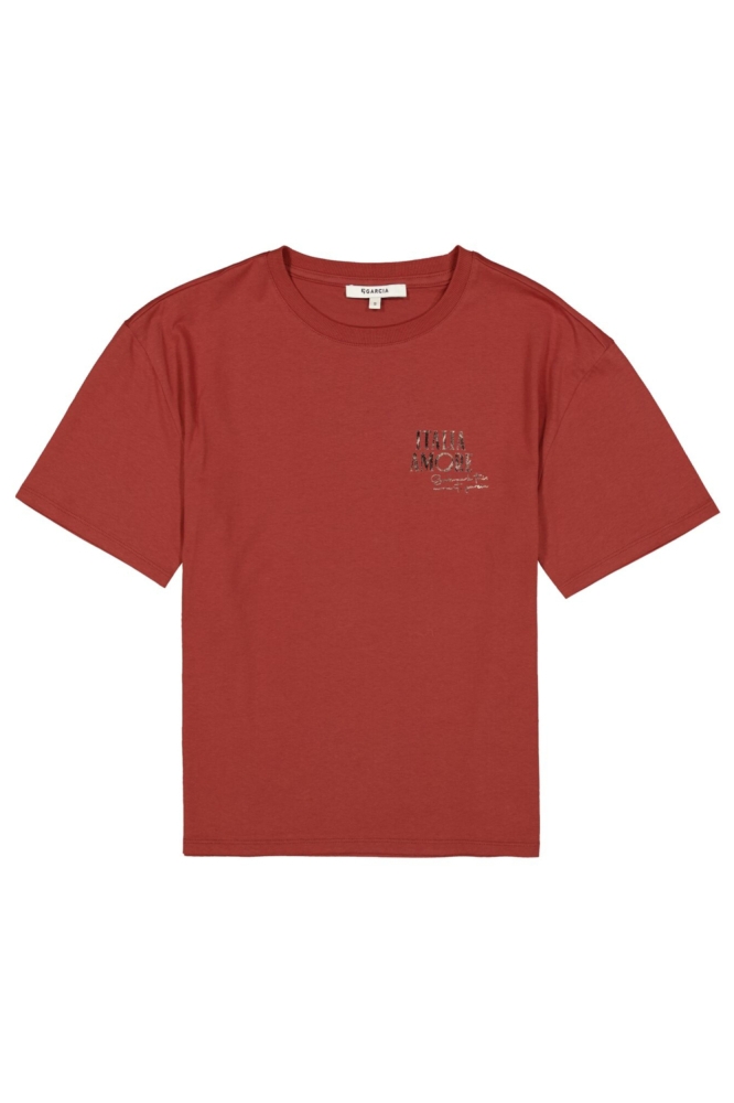 Garcia rode dames t-shirt | Vooraanzicht