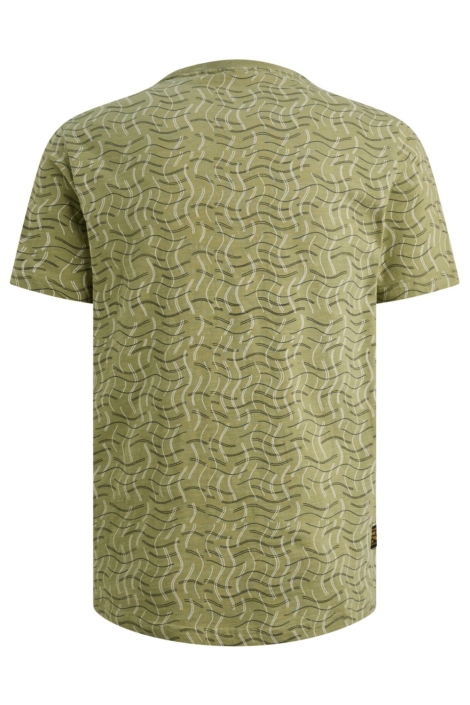 PME legend groene heren t-shirt | Achteraanzicht