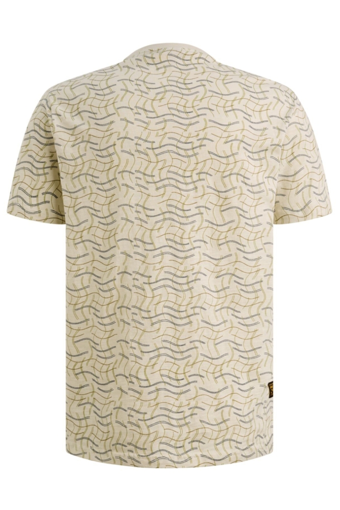 PME legend beige heren t-shirt | Achteraanzicht