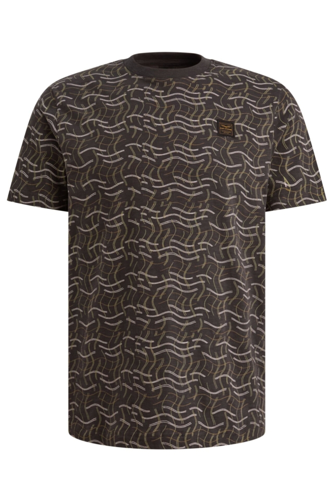 PME legend blauwe heren t-shirt | Vooraanzicht
