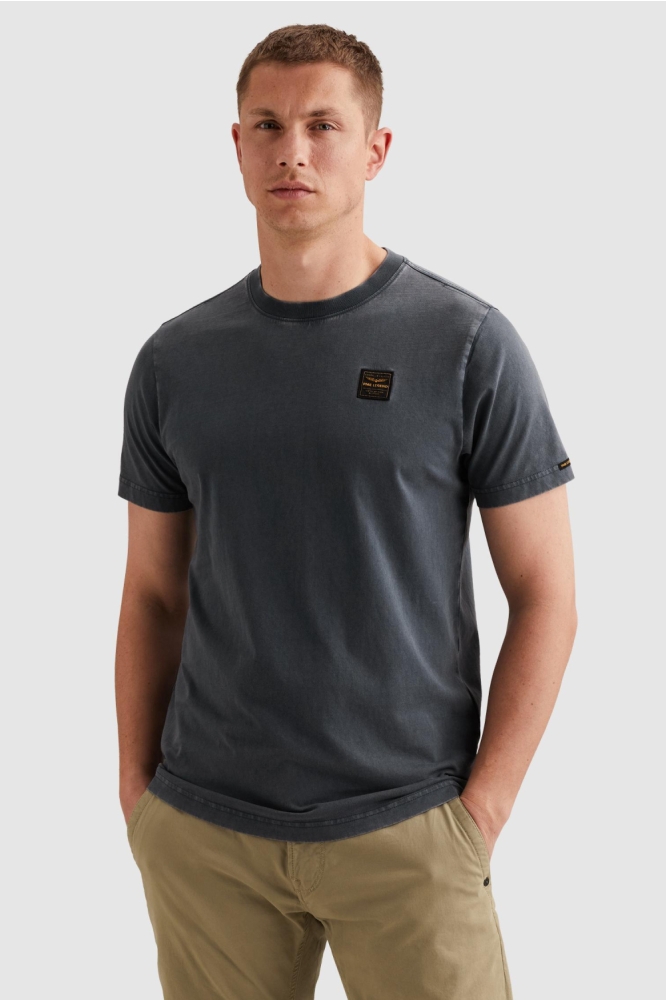 PME legend blauwe heren t-shirt | Model vooraanzicht