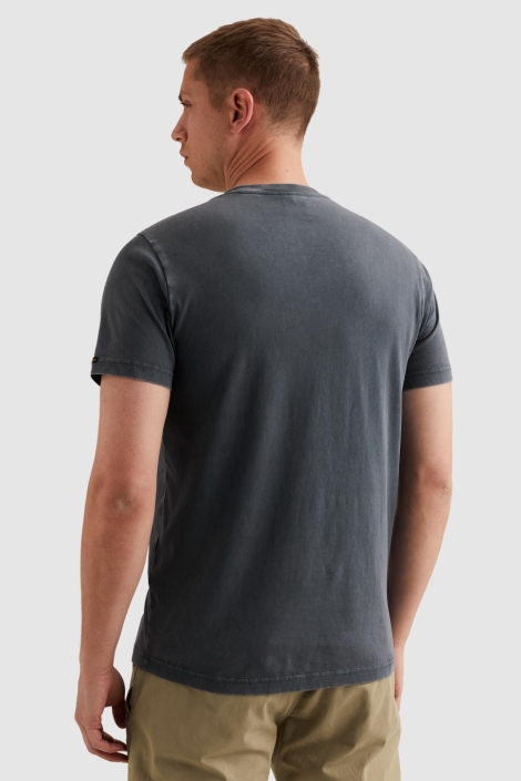 PME legend blauwe heren t-shirt | Model achteraanzicht