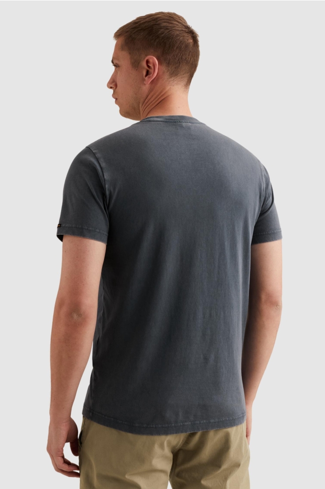 PME legend blauwe heren t-shirt | Model achteraanzicht
