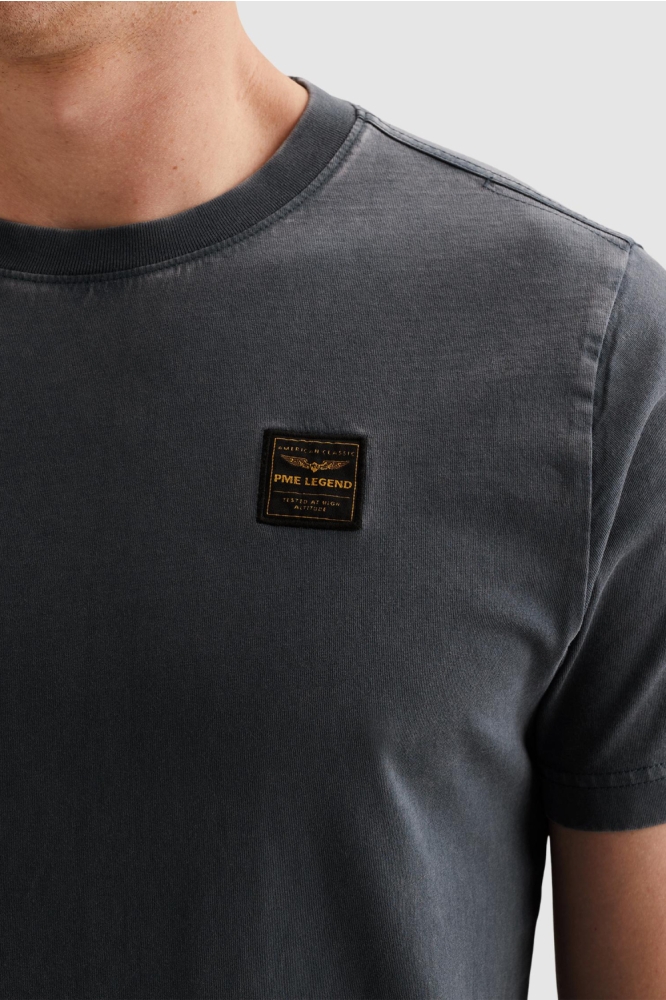PME legend blauwe heren t-shirt | Close up